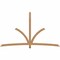 Ekena Millwork Davenport Timber Gable Bracket, Western Red Cedar, 108"W x 63"H x 3 1/2"D x 3 1/2"F, 14/12 Pitch GBW108X63X0404DAV00SWR - alternate 1